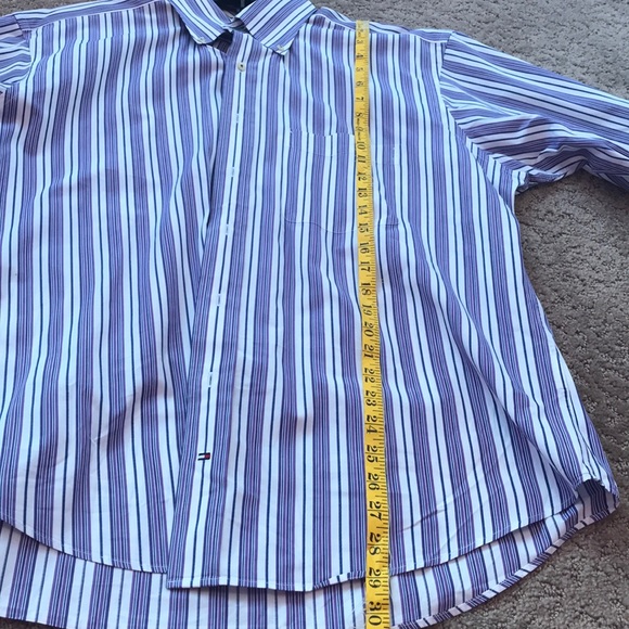 3/$20 🦋 Tommy Hilfiger Striped Button Down Shirt - Picture 7 of 7